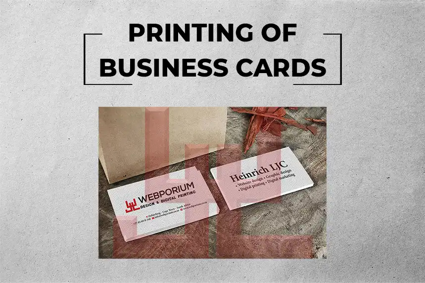 printing of business cards